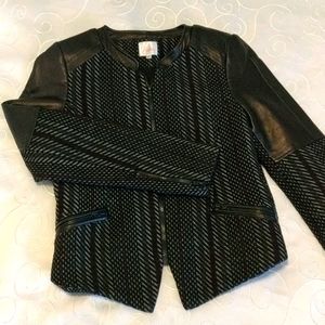 Parker- Biker Jacket Rich Mixed Media